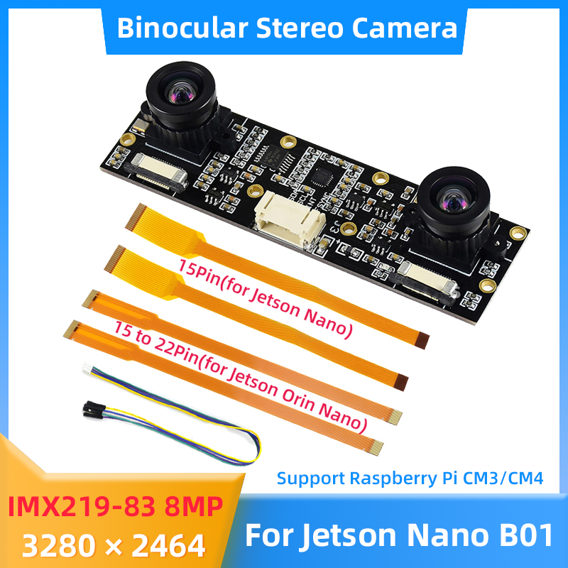 Caméra binoculaire 8MP IMX219  - Raspberry Pi Hq Camera Microscope Lens avis et prix