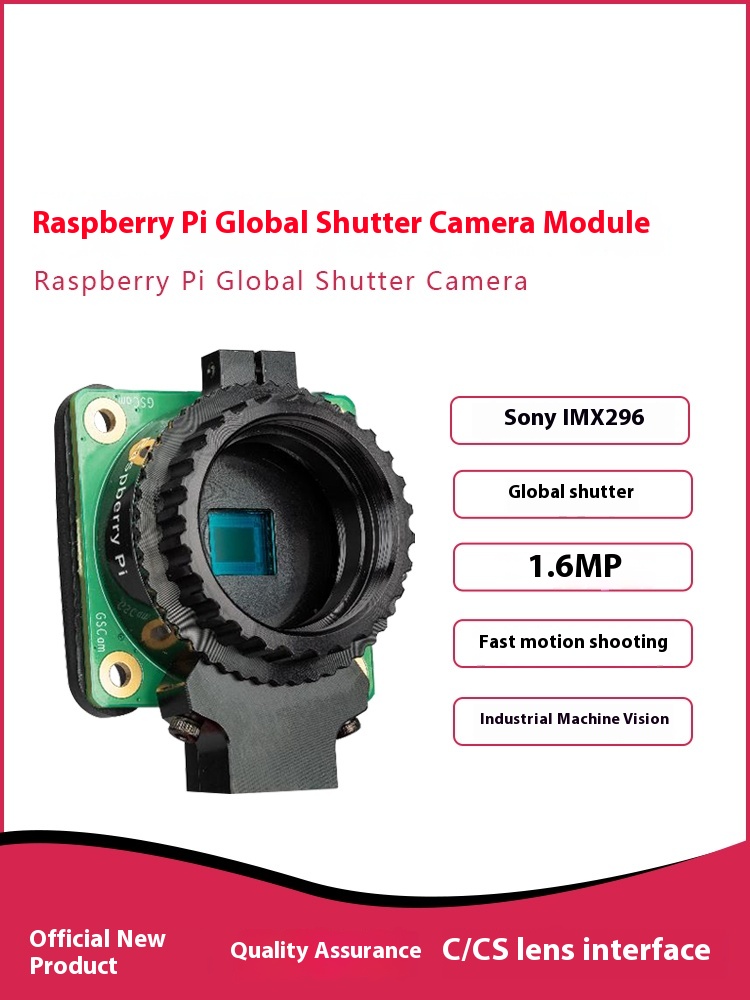 Module de caméra à obturateur  - Raspberry Pi Global Shutter Camera Imx296 avis et prix
